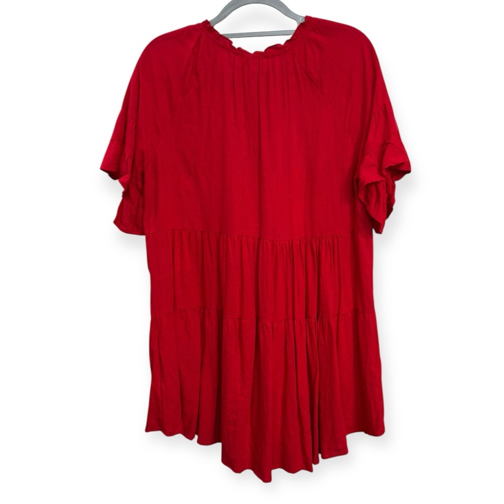 Umgee Women’s Scarlet‎ Tiered Dress with Tie Size M *2212 - Picture 3 of 5